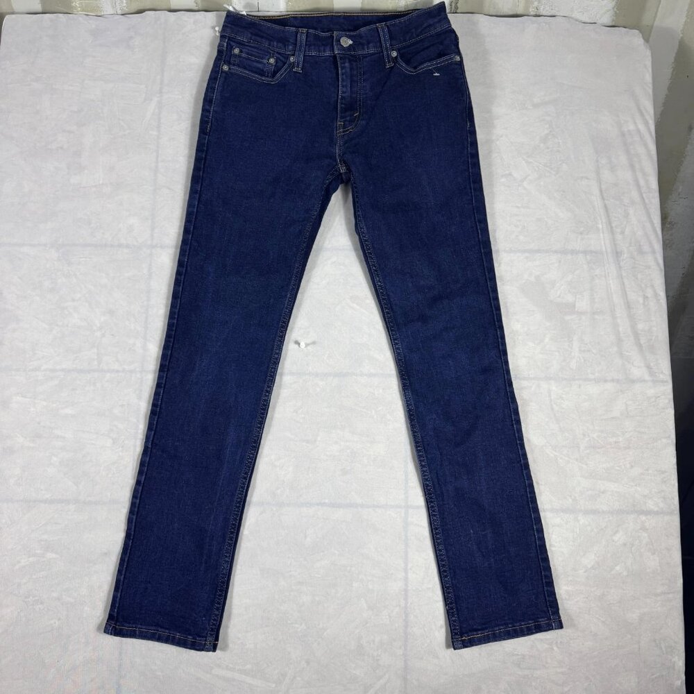 Levi's 511 Men's Straight Leg Jeans Blue Denim Slim Fit Zip Fly 5-Pocket W30 L32